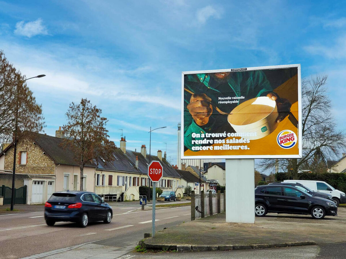 Affichage panneau publicitaire