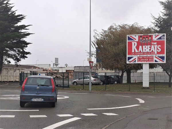 panneau pub Cadres Blancs
