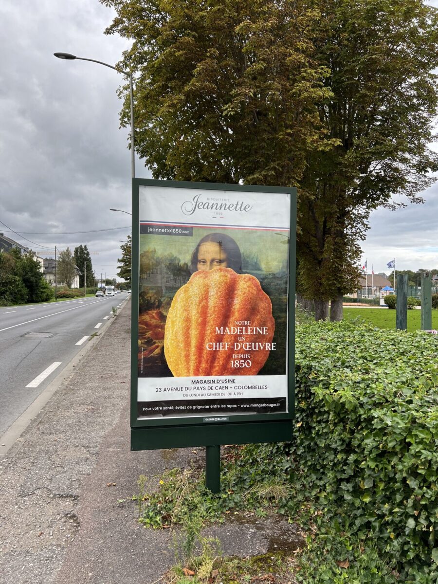 affichage publicitaire Cadres Blancs